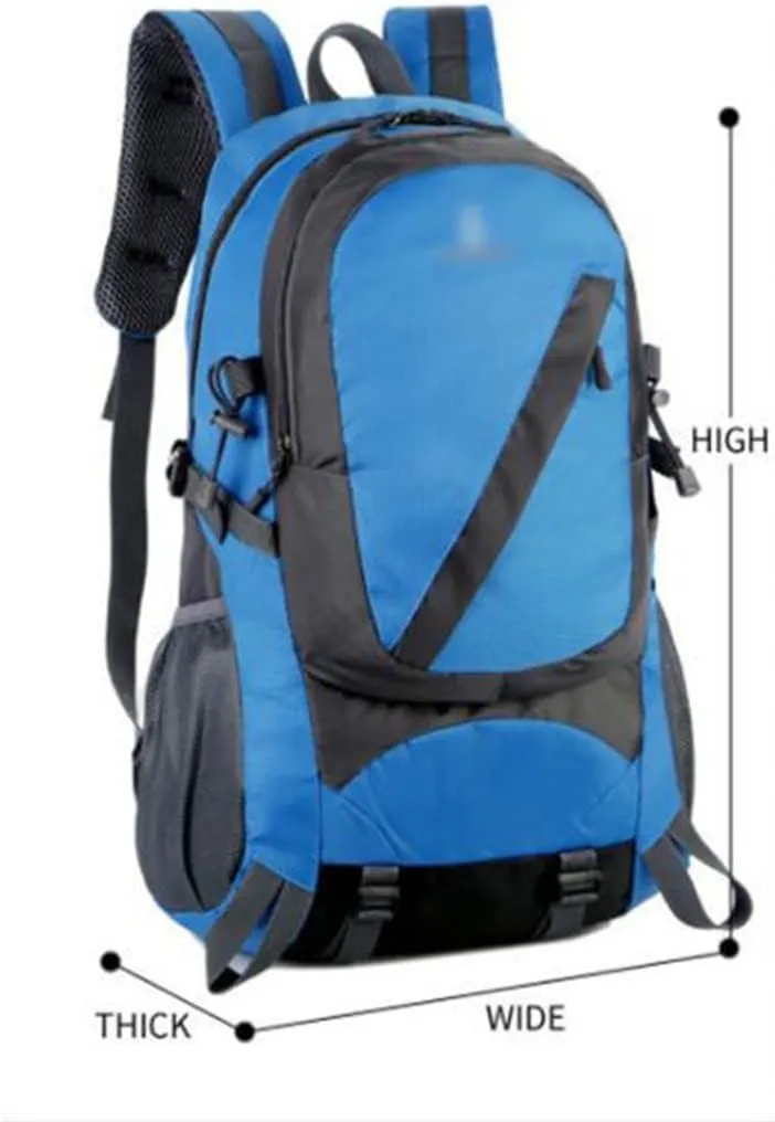 JSEIAJB 40L Outdoor Sports Backpack Travel Backpack Large Capacity Hiking Bag(E)