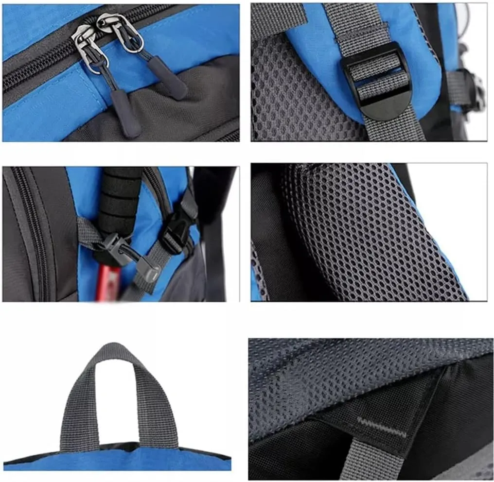 JSEIAJB 40L Outdoor Sports Backpack Travel Backpack Large Capacity Hiking Bag(E)