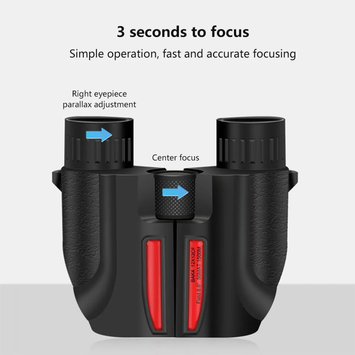 K&F Concept MT1225 12x25 Compact Binoculars
