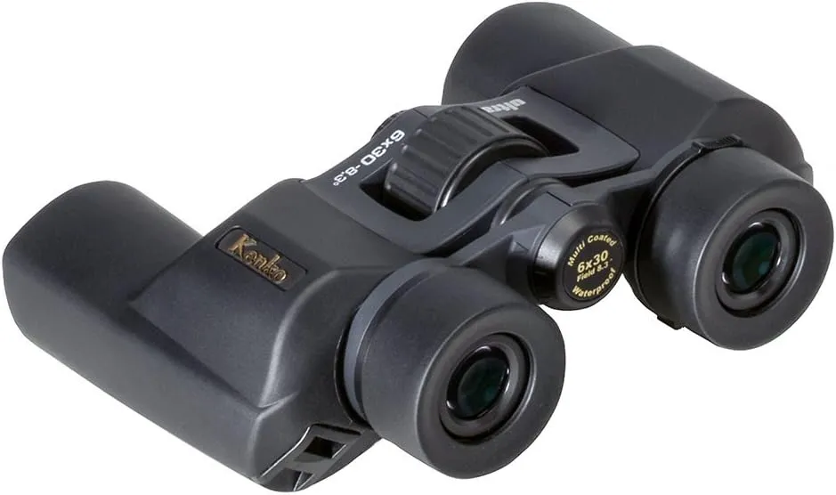 Kenko Binoculars UltraVIEW 6x30WP Polo Prism 6X 30 Caliber Waterproof 020395 Black