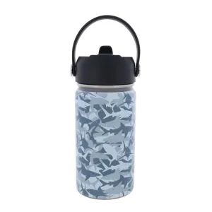 Kids A Shiver of Sharks 12 Oz. Bottle With Straw Cap