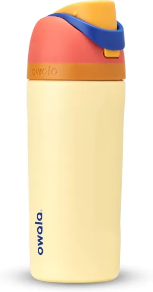 Kids FreeSip Insulated Stainless Steel Water Bottle with Straw, BPA-Free Sports Water Bottle, Great for Travel, 16 oz, Misty Horizon