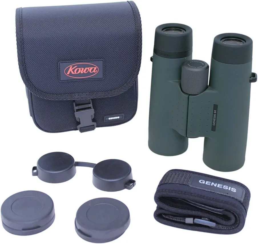 Kowa Genesis Series PROMINAR XD Lens Binoculars, 8.5 x 44 mm Green