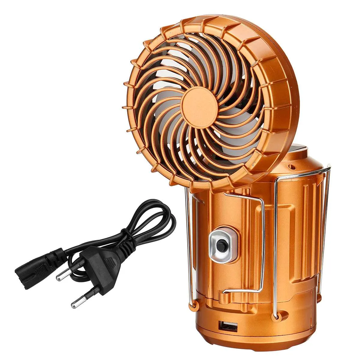 LED Tent Light 2 In 1 Camping Ceiling Fan Light Hanging Tent Lamp Lantern Outdoor Tent Light Fan