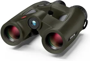 LEICA Geovid Pro 32 Rugged Compact Ergonomic Lightweight Weather-Proof Rangefinder Binoculars for Outdoor, Hunting, Bird Watching, Travel, Olive Green, 10x32
