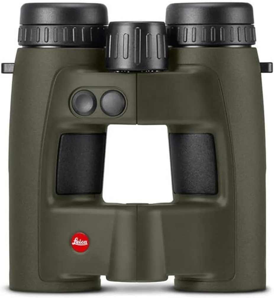 LEICA Geovid Pro 32 Rugged Compact Ergonomic Lightweight Weather-Proof Rangefinder Binoculars for Outdoor, Hunting, Bird Watching, Travel, Olive Green, 10x32