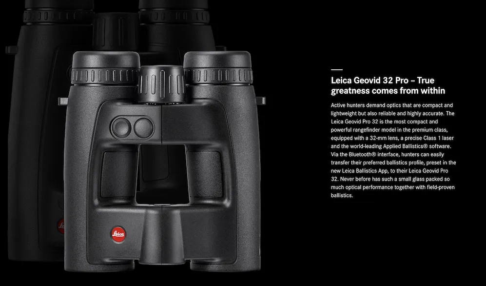 Leica Geovid Pro 8x32 Rangefinder Binoculars