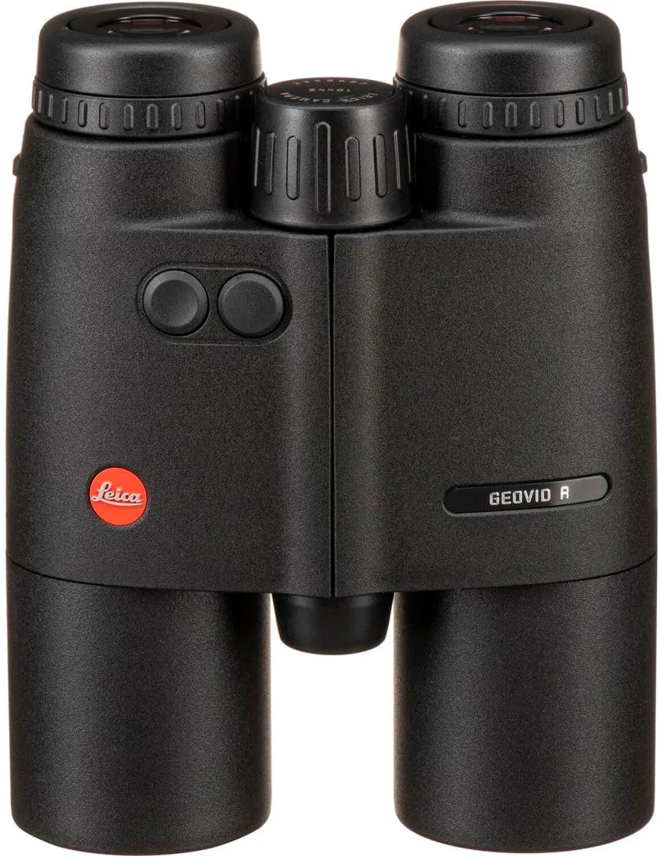 LEICA Geovid R Gen 2022 Compact Lightweight Hunting Bird Watching Rangefinder Binoculars with Carrying Strap Incuded, 10x42