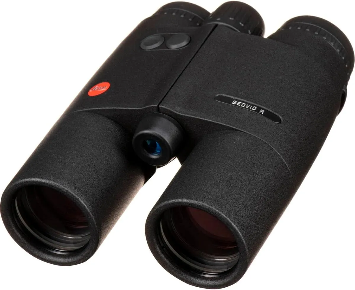 LEICA Geovid R Gen 2022 Compact Lightweight Hunting Bird Watching Rangefinder Binoculars with Carrying Strap Incuded, 10x42