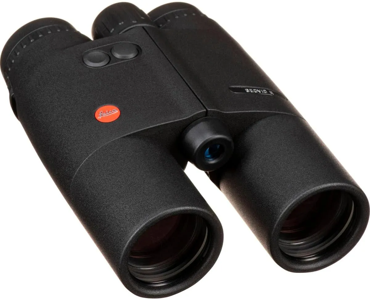 LEICA Geovid R Gen 2022 Compact Lightweight Hunting Bird Watching Rangefinder Binoculars with Carrying Strap Incuded, 10x42
