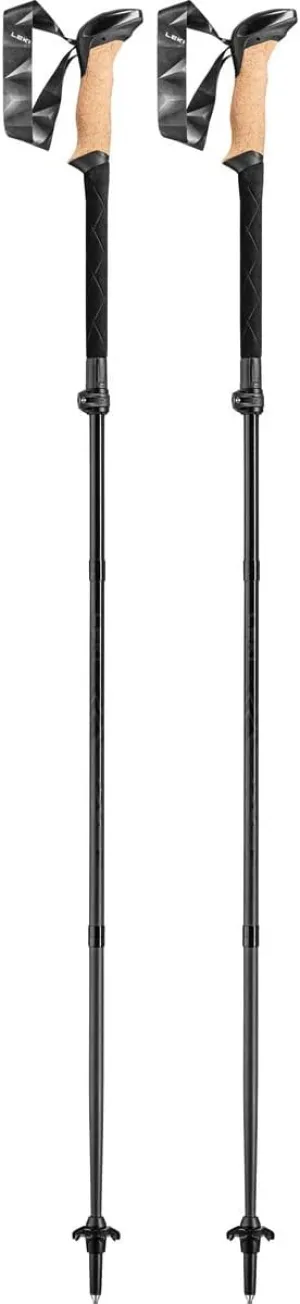 LEKI Black Series FX Carbon Collapsible Lightweight Walking Poles for Trekking & Hiking