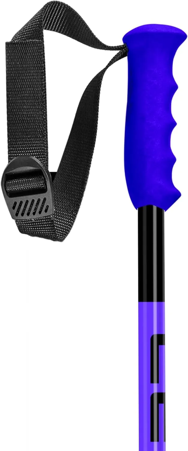 LEKI SWTCH Lightweight Aluminum Ski Poles for Downhill Skiing