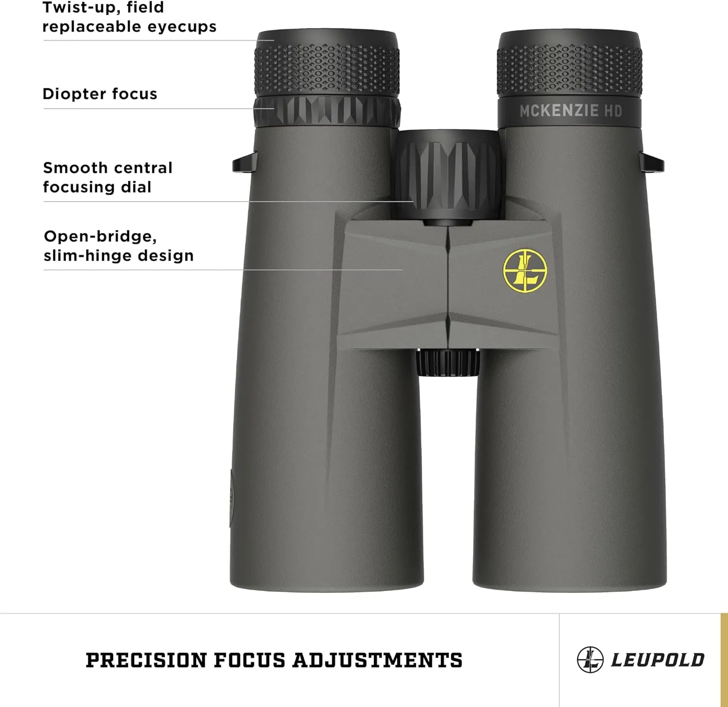 Leupold BX-1 McKenzie HD Binoculars, 10x42mm (181173)