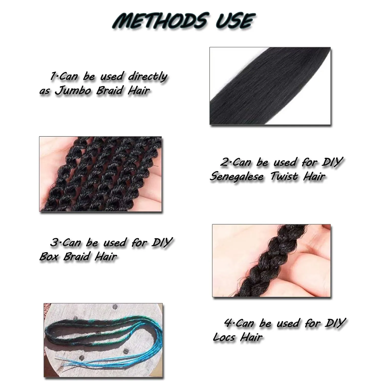 Liang Dian Pre Stretched Braiding Hair Ombre 22 Inch 8 Packs Synthetic Crochet Braids Hot Water Setting Professional Soft Yaki Texture Synthetic Hair Extensions(22 Inch 1B/613)