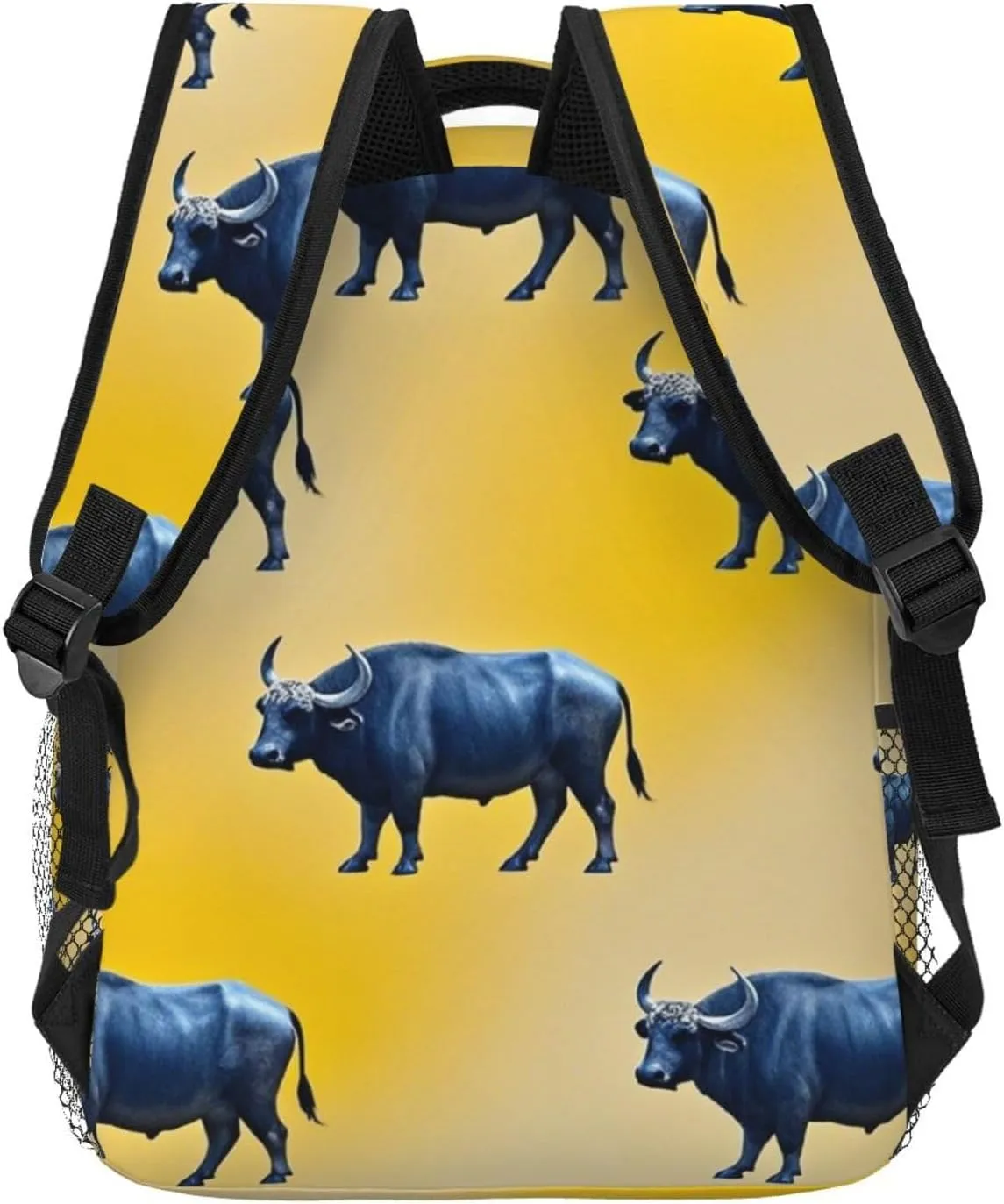 Lightweight Daypack Backpack for Trekking Work Running - Big Capacity Multipurpose Anti-Theft Bookbag, Cute Highland Cattle Art Business Computer Bag