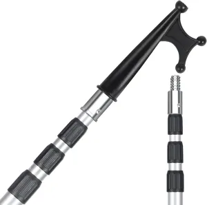 Lineslife Boat Hooks for Docking,12ft Telescoping Pole with Hook,Sturdy and Lightweight Push Pole for Boat Accessories,3ft/8ft