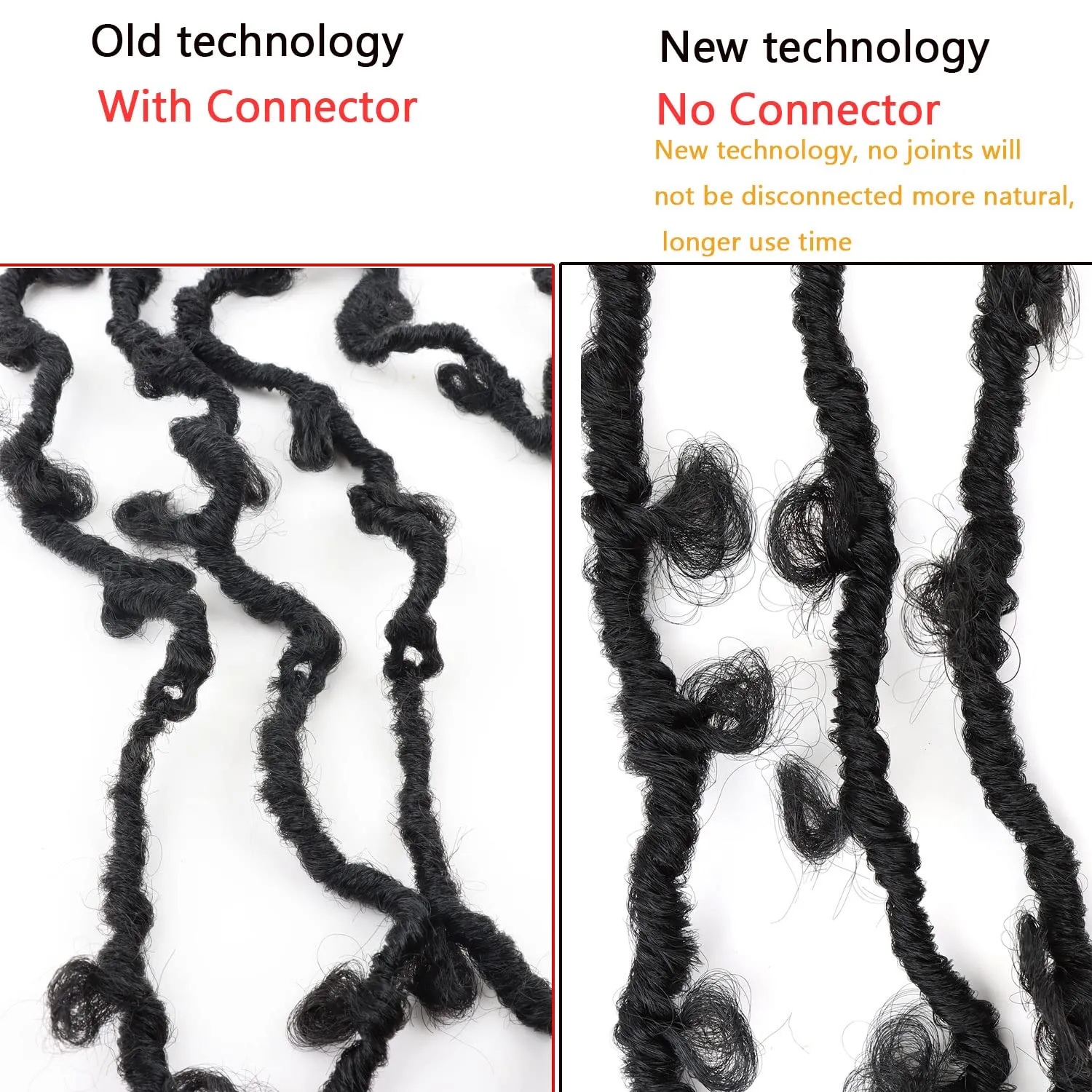 LMZIM 5 Packs 36 Inch Butterfly Crochet Hair for Black Women Faux Locs Pre looped Pre-twisted Braids (36 inch 5 pack, BUG)