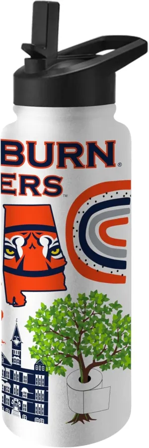 Logo Brands NCAA 34oz Quencher Bottle