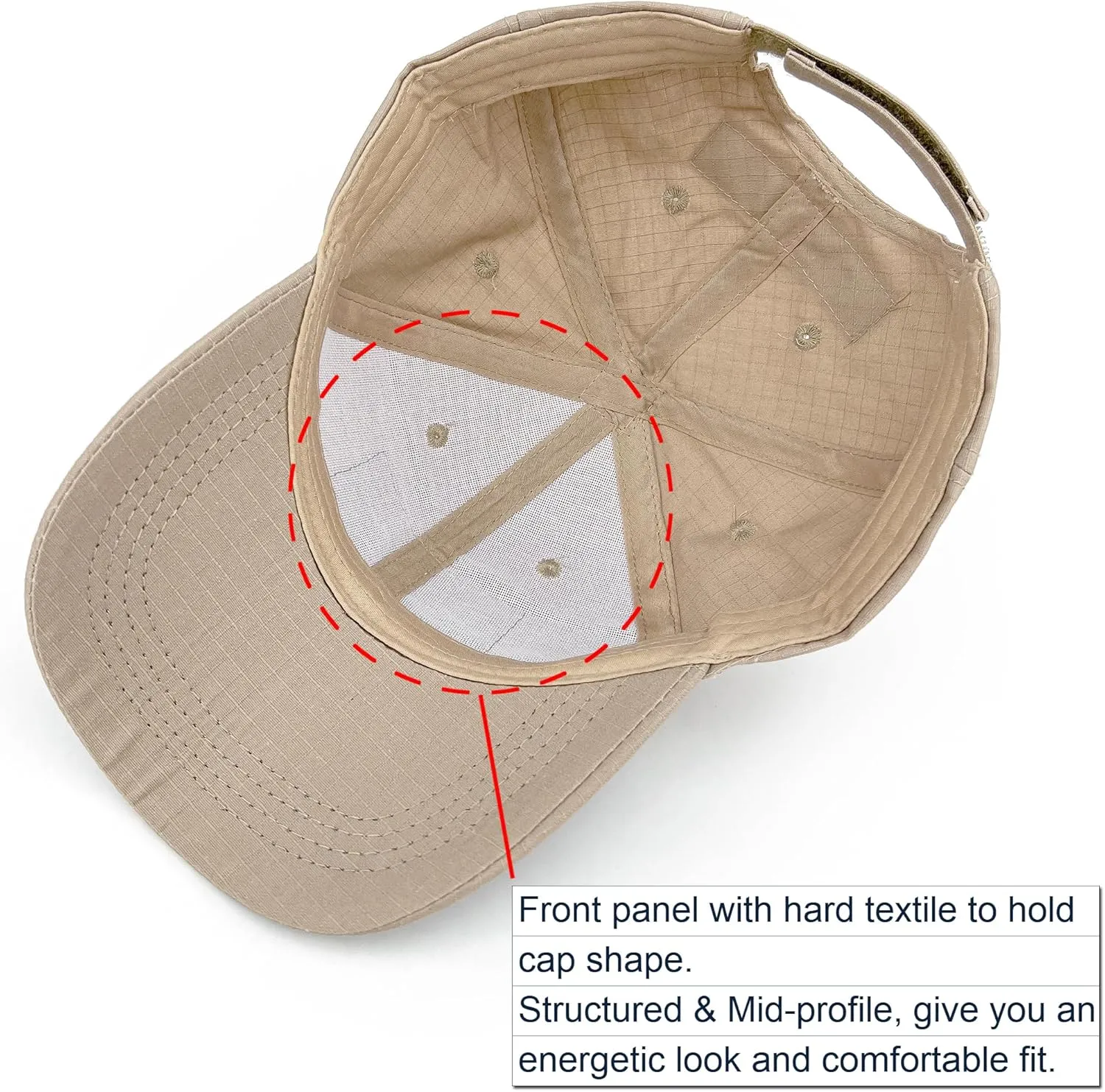 Loneshark Tactical Military Mens Camo Baseball Hat with American Flag Skull Patch Patriotic Operator Camouflage Cap for Women