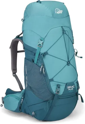Lowe Alpine Women's Sirac Plus ND65L Trekking Pack, Sagano Green, Small-Medium