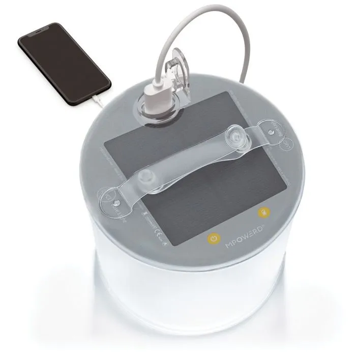 LUCI INFLATABLE SOLAR LANTERN   POWER HUB: BASE CAMP MAX EHANCED