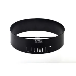 LUMIZ Large Metal Ring Black