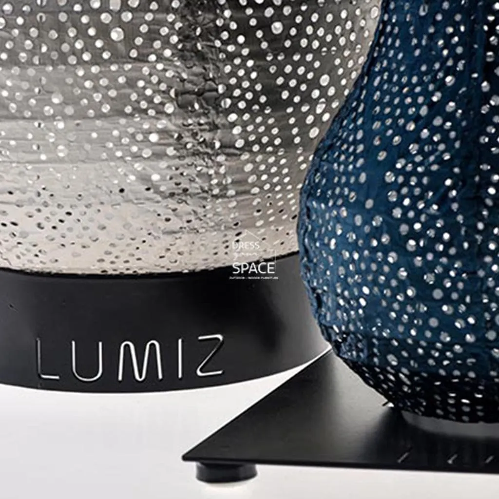 LUMIZ Large Metal Ring Black