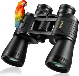 LUXUN Binoculars for Adults High Powered,20x50 Binoculars with BAK4 Prism FMC Lens, Waterproof Binoculars for Bird Watching, Hunting, Football Games, Travel and Cruise with Carrying Bag and Strap