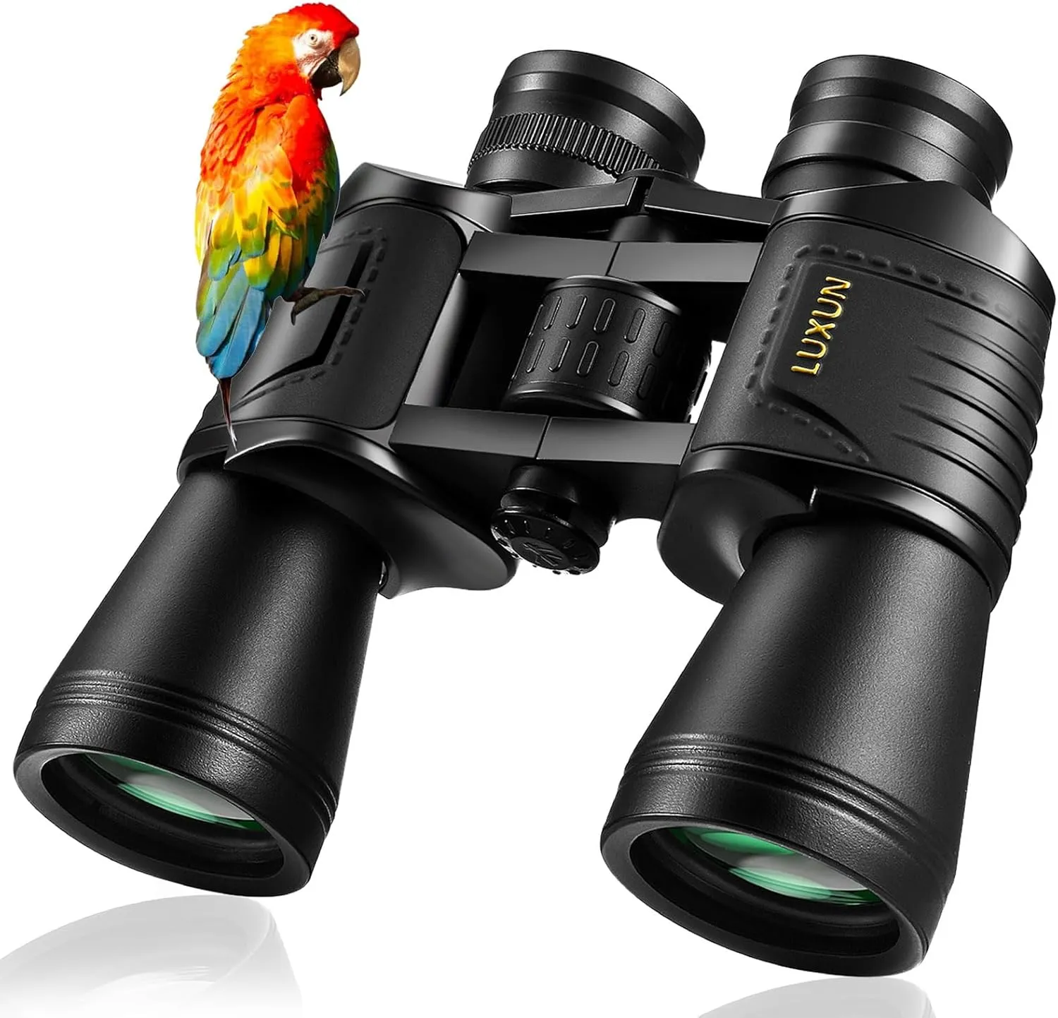 LUXUN Binoculars for Adults High Powered,20x50 Binoculars with BAK4 Prism FMC Lens, Waterproof Binoculars for Bird Watching, Hunting, Football Games, Travel and Cruise with Carrying Bag and Strap