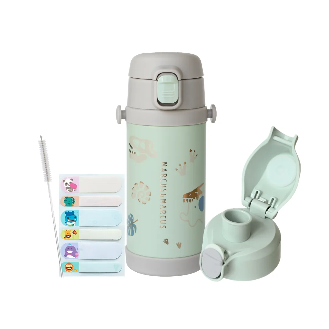 Marcus & Marcus Straw & Spout Insulated Water Bottle 350ml