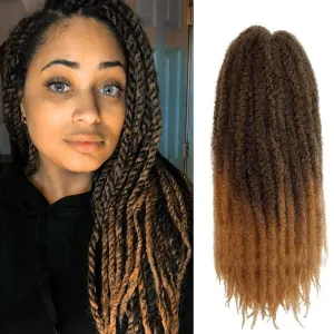 Marley Twist Braiding Hair – Cuban Twist Hair Extensions, Soft & Natural Marley Hair for Marley Twist StylesFor Faux Locs, Spring Twist Hair, Butterfly Locs (16inch, T27)