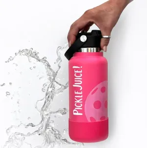 MAUI PICKLEBALL CO.™ Pickleball Water Bottle 32oz Best Pickleball Accessories Insulated Stainless Steel Water Bottle Funny PickleBall Gift Unique Sip/Straw Lid and Carry Handle