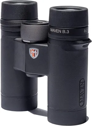 Maven B3 30mm ED Compact Binocular (10X30, Black/Gray)