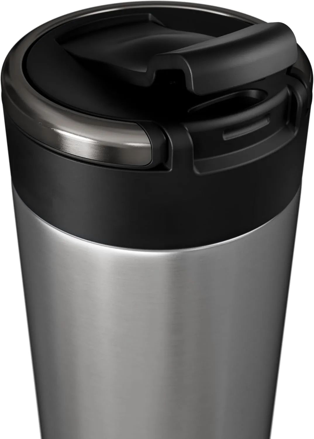 Maxi Stainless Steel Water Bottle 26oz - Double wall vacuum insulated | Integrated carry handle | leak proof flip top lid | Lightweight & stylish - Stainless