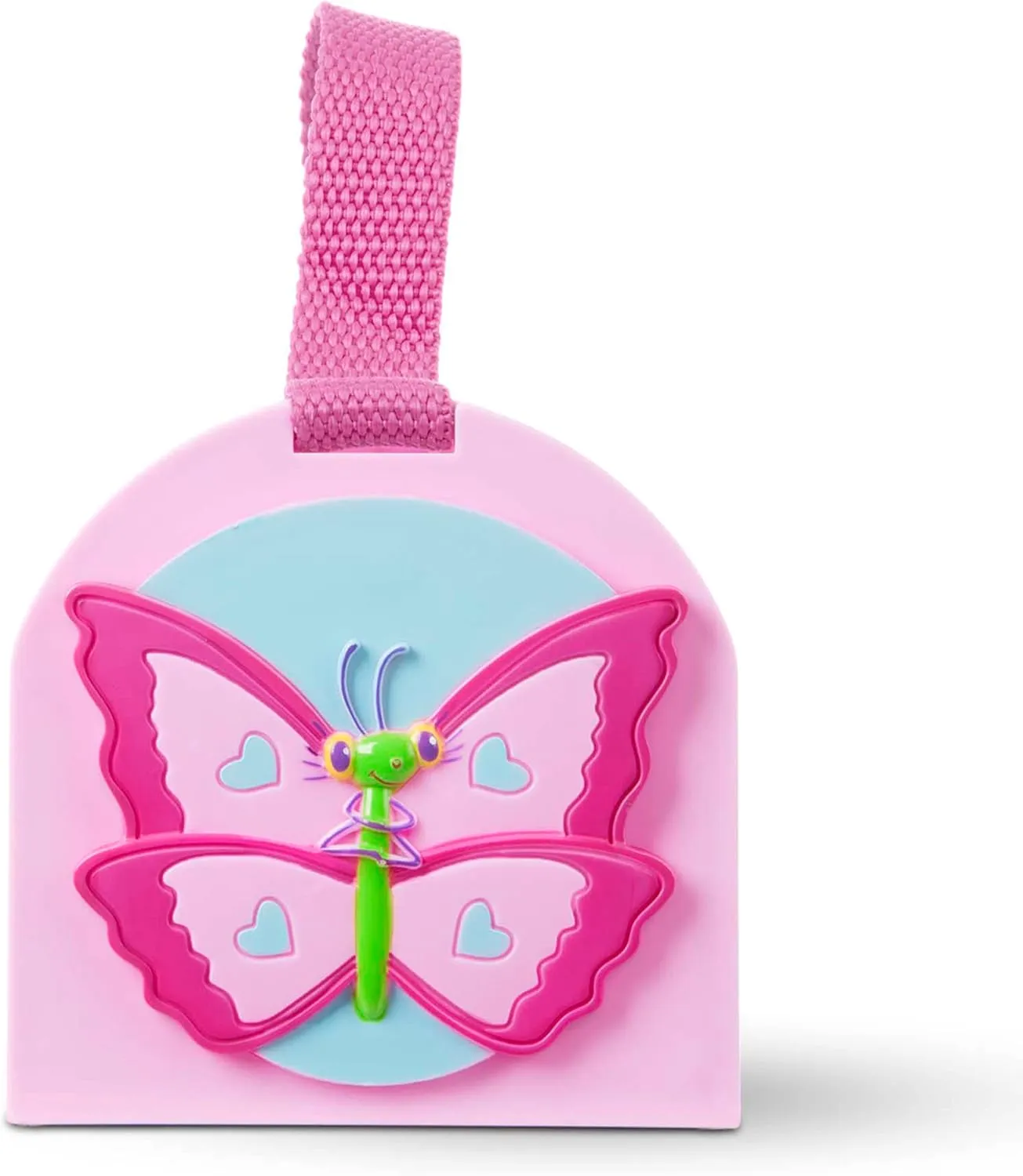 Melissa & Doug Sunny Patch Cutie Pie Butterfly Bug House Toy for 3  years With Carrying Handle and Easy-Access Door