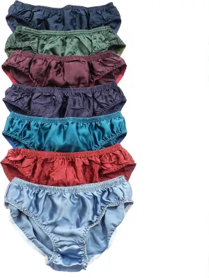 Mens Bikini Briefs 100% Pure Silk 6 Pairs In One Economic Pack