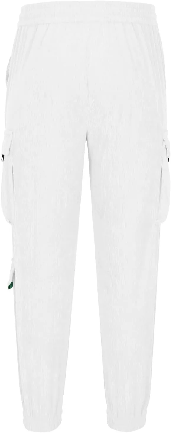 Mens Cargo Pants Drastring Casual Athletic Pants for Men Training Running Sports Joggers with Pocket Trendy Spring