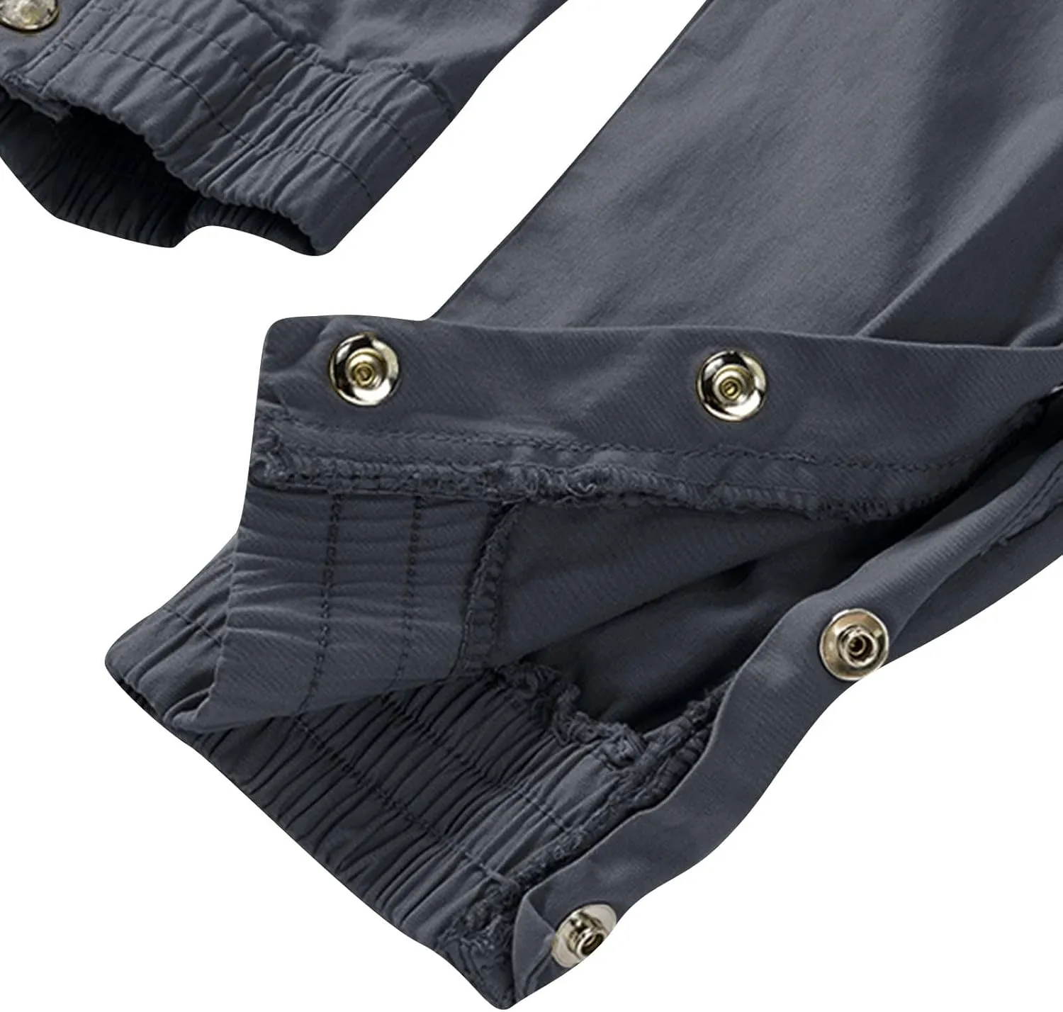 Men's Cargo Pants Elastic Waist Stretch Tactical Joggers for Men Outdoor Work Athletic Casual Pants with Pockets