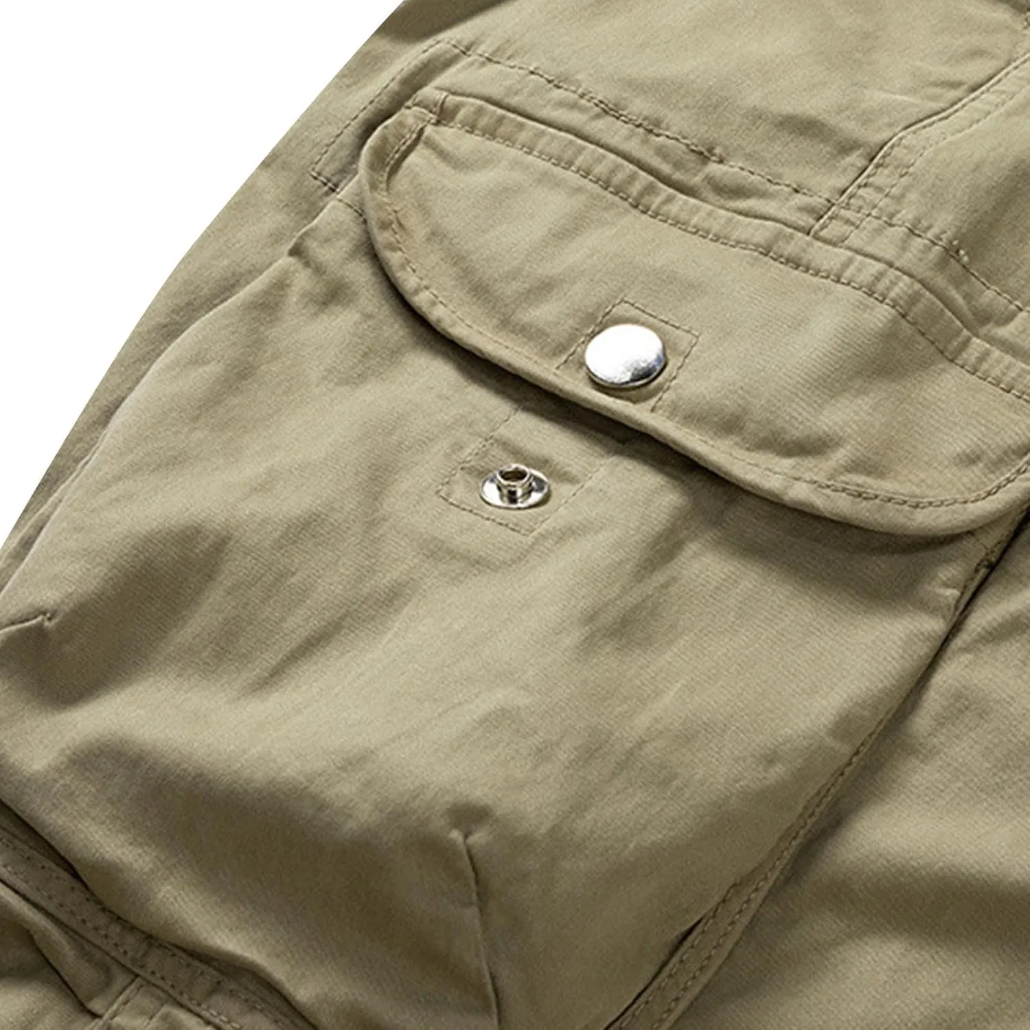 Men's Cargo Pants Elastic Waist Stretch Tactical Joggers for Men Outdoor Work Athletic Casual Pants with Pockets