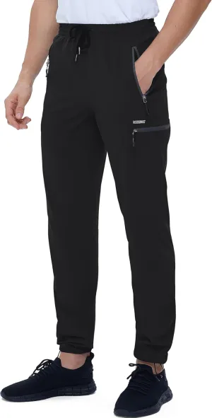 Mens Stretch Hiking Pants Cargo Quick Dry Lightweight Water Resistant Outdoor Fishing Pants Adjustable Bottom Pockets