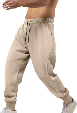 Mens Sweatpants Cargo Baggy Drawstring Running Sport Tapered Pant with Pockets Athletic Outdoor Trousers