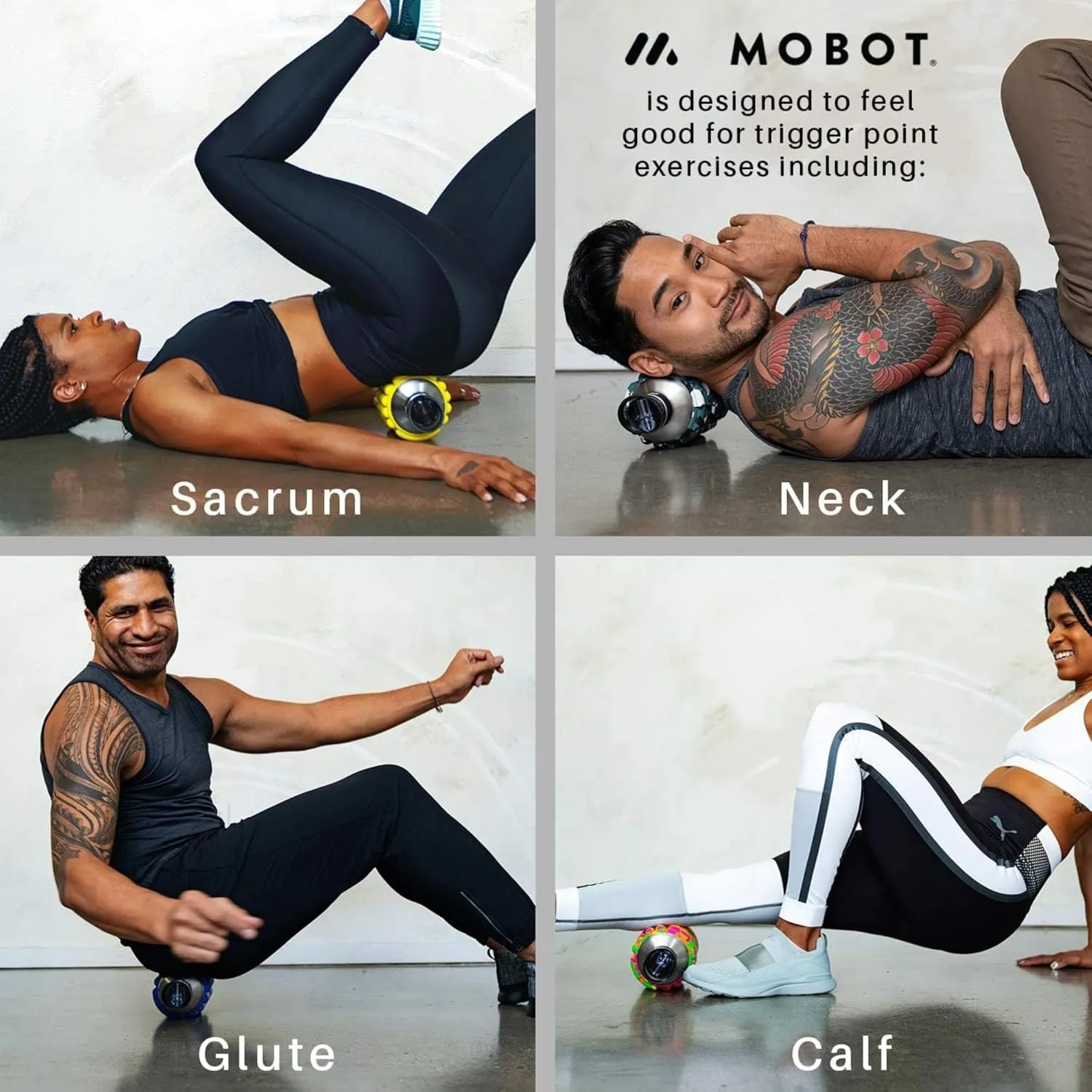MOBOT Portable Travel Foam Roller Water Bottle with Sip Straw, Stainless Steel Screw Lid | Insulated Sports Water Bottle and Foam Rollers for Yoga, Workout, Home Gym, & Exercise (Aqua, 40 oz)