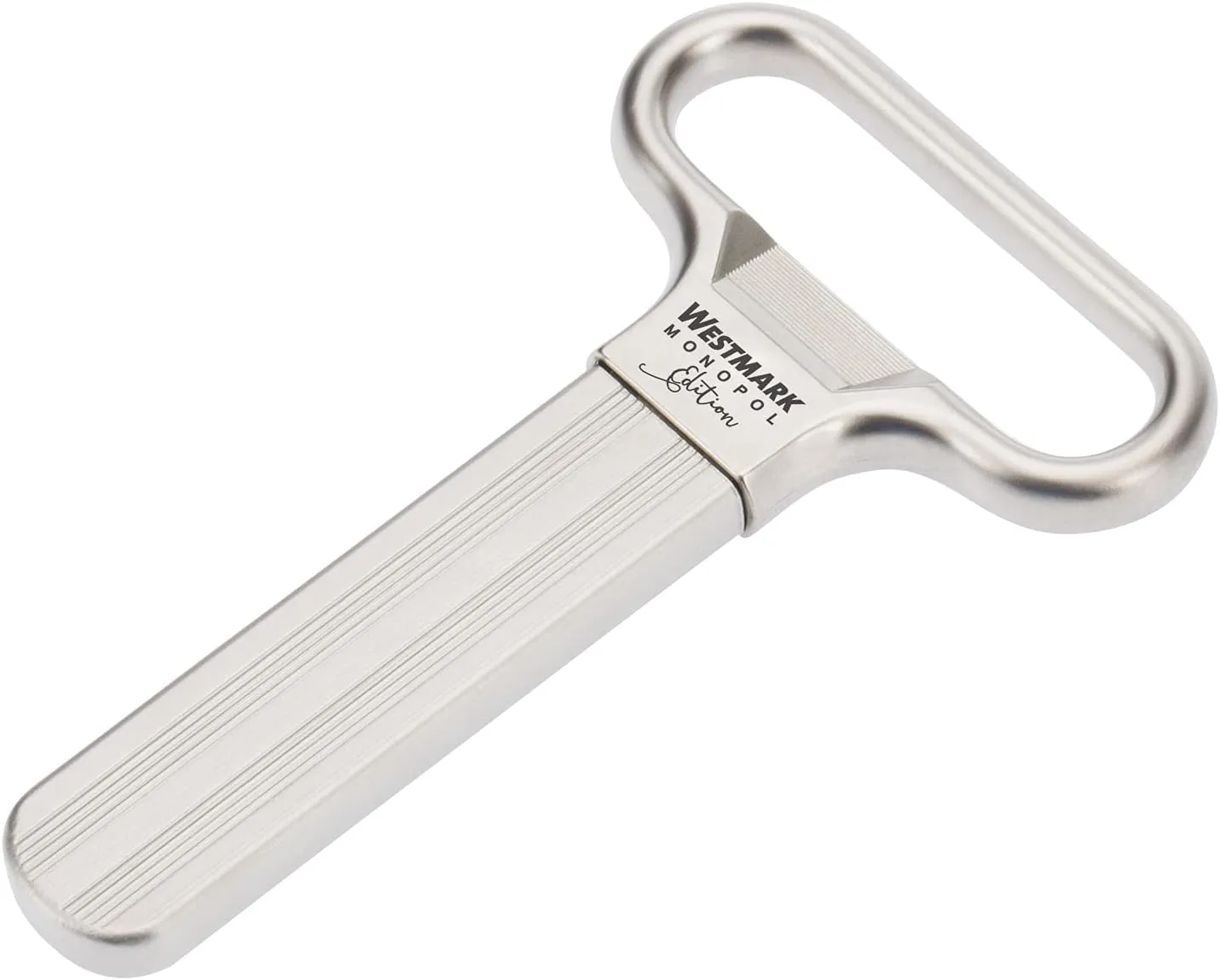 Monopol Westmark Germany Steel Two-Prong Cork Puller with Cover (Silver Satin)