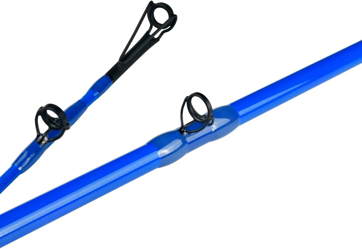 Monster Catfish Rod, 1 Piece 7’ Glow in The Dark Catfishing Casting Rods Durable S-Glass and Carbon Graphite Catfish Fishing Pole Super Grip with EVA Foam Medium Heavy