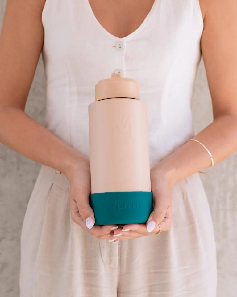 MontiiCo Fusion 1L drink bottle sipper - dune