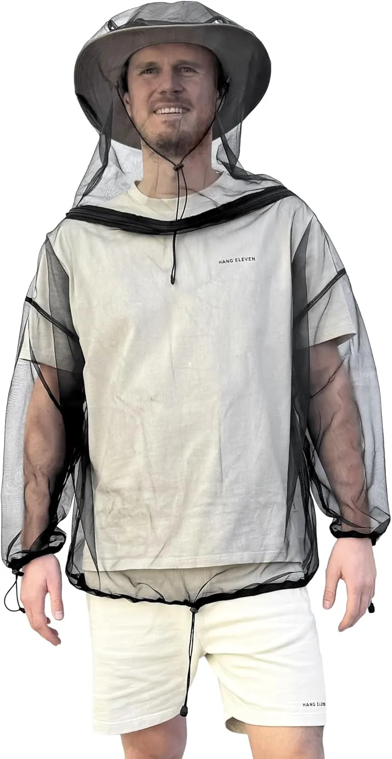 Mosquito Net Jacket for Mosquitoes & Bug Protection - Outdoor Insect Netting Resistent Clothes