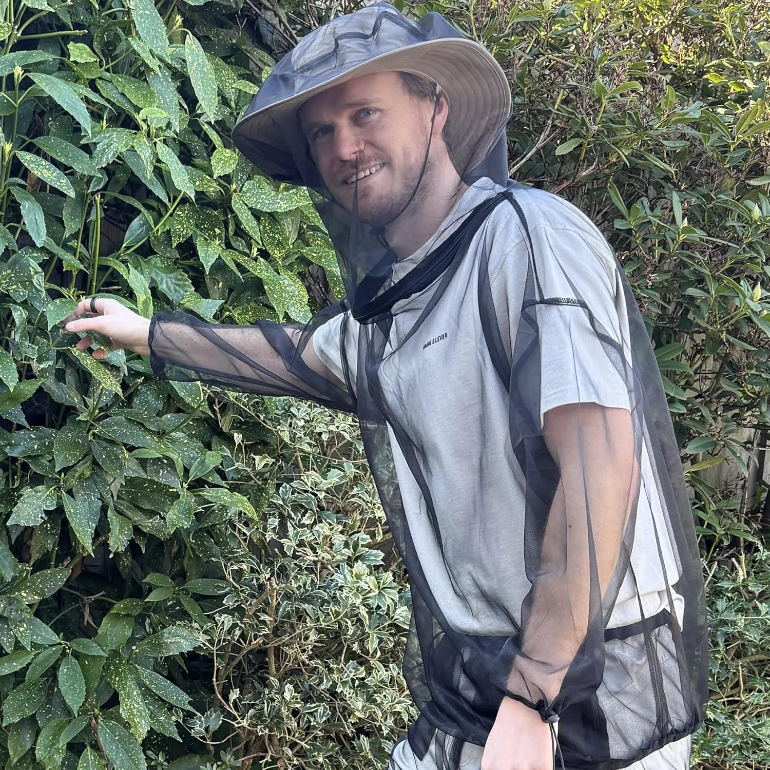 Mosquito Net Jacket for Mosquitoes & Bug Protection - Outdoor Insect Netting Resistent Clothes