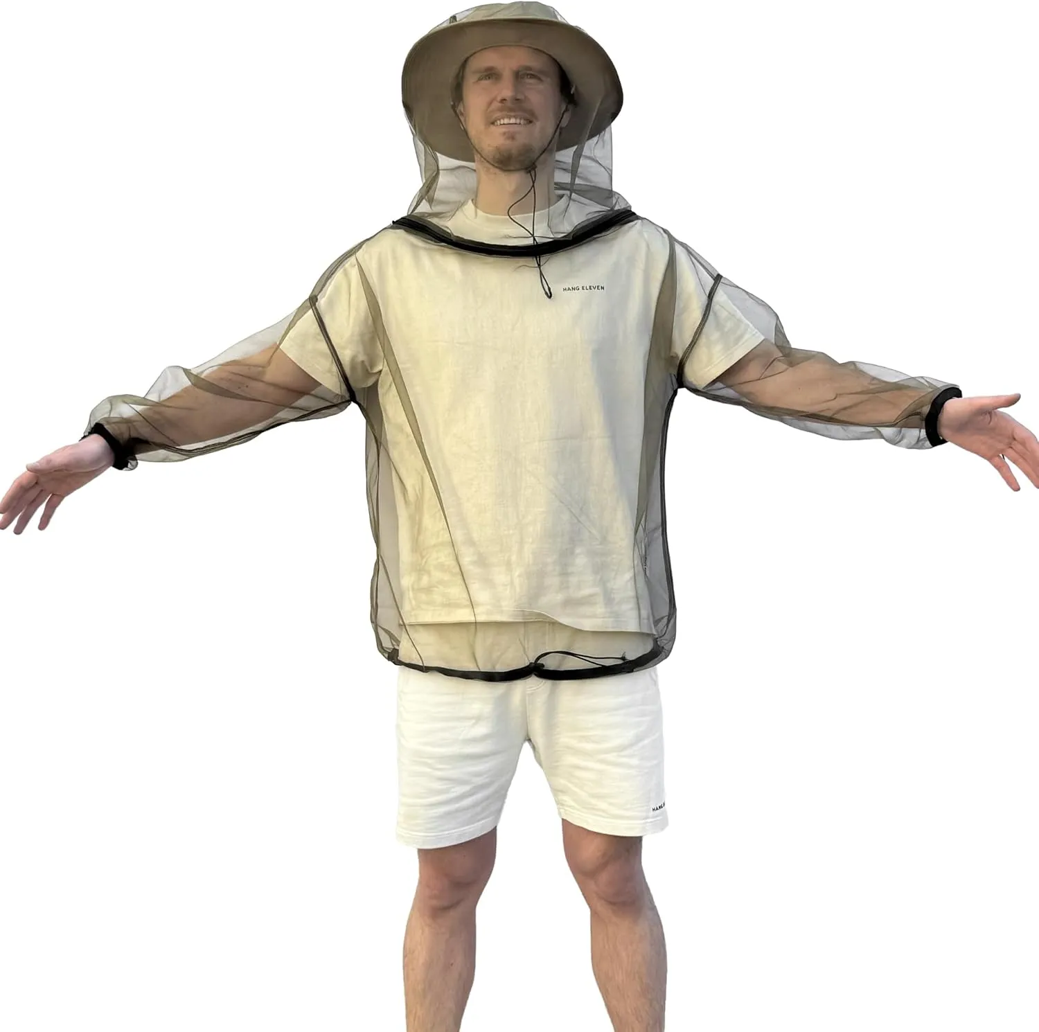 Mosquito Net Jacket for Mosquitoes & Bug Protection - Outdoor Insect Netting Resistent Clothes