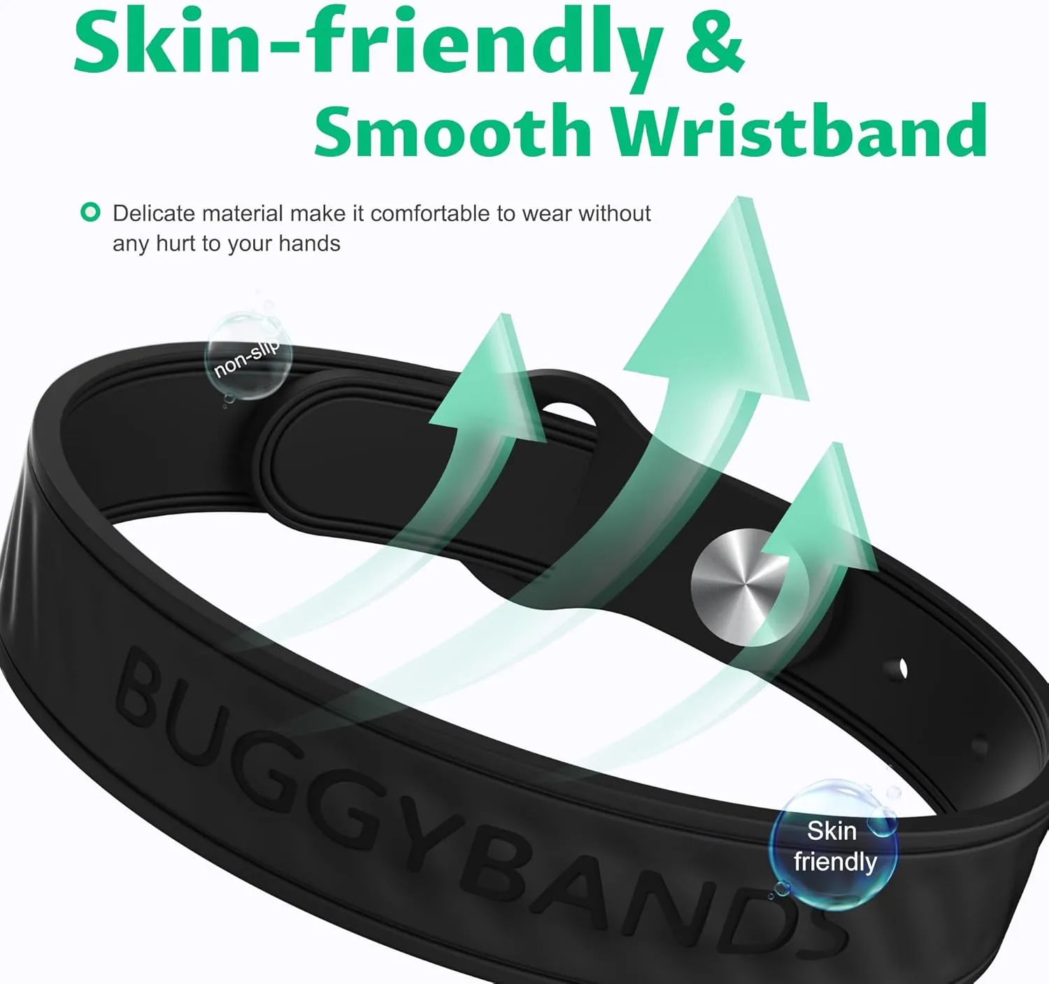 Mosquito Repellent Bracelets, 18 Pack Silicone Mosquito Repellent Bands with DEET Free, Natural & Waterproof Bug Wristbands for Kids and Adults, Outdoor Traveling Protection