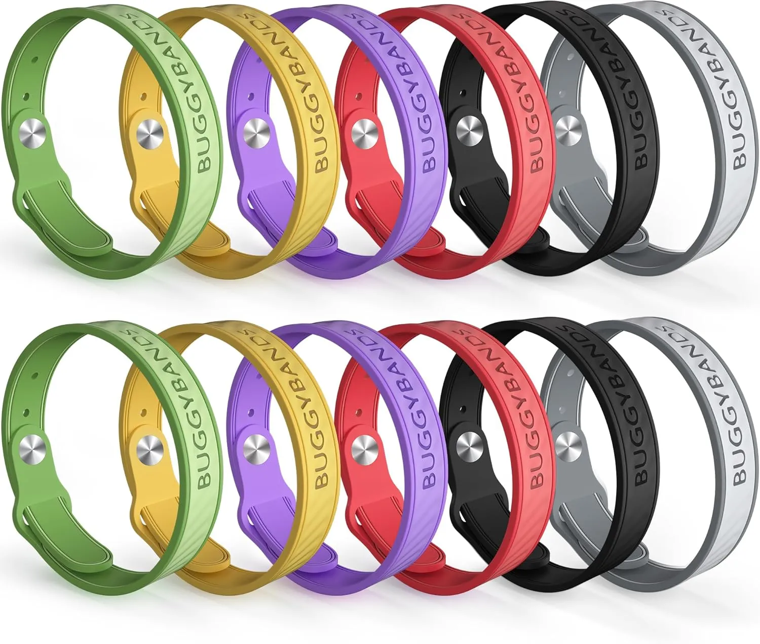 Mosquito Repellent Bracelets, 18 Pack Silicone Mosquito Repellent Bands with DEET Free, Natural & Waterproof Bug Wristbands for Kids and Adults, Outdoor Traveling Protection